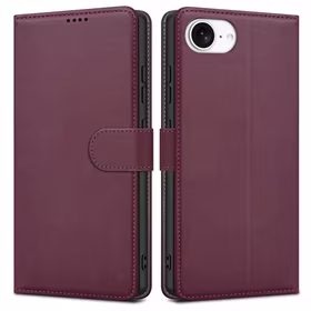 Korpuss Fancy Wallet Samsung A165 A16 4G/A166 A16 5G bordo krāsā