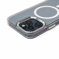 Mirdzošs apvalks MagSafe iPhone 16 Plus - balts ar spīdumiem