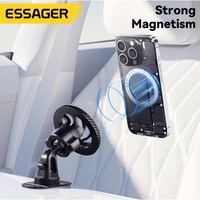 Automašīnas turētājs Essager "Spiral" melns (magnētisks / lipīgs paliktnis)