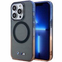 Apvalks BMW BMHMP14XHTGE iPhone 14 Pro Max 6.7" pelēks/pelēks cietais apvalks Gradients Buferis MagSafe
