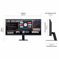 LG 29U511A-B computer monitor 73.7 cm (29") 2560 x 1080 pixels WFHD LCD melns