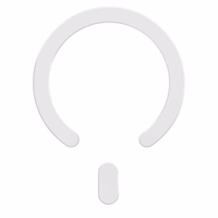 MagSafe Tech-Protect MMP-200 magnētiskais gredzens tālrunim - balts