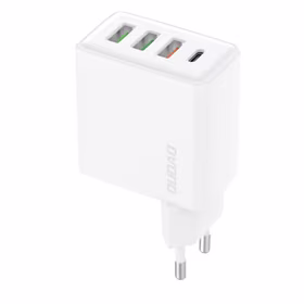 Dudao A5HEU 3xUSB-A 1xUSB-C PD 20W QC3.0 18W+ 2x12W wall lādētājs - balts