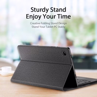 Dux Ducis "TK Series" bezvadu tastatūra / maciņš Samsung X200 (X205) Tab A8 2021 10.5" melns