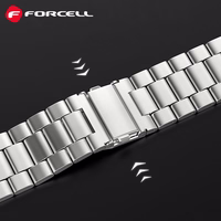 FORCELL F-DESIGN FA10 nerūsējošā tērauda siksniņa APPLE Watch 42 / 44 / 45 / 49 mm sudraba
