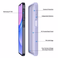 Samsung A175 A17 4G/A176 A17 5G violets futrālis