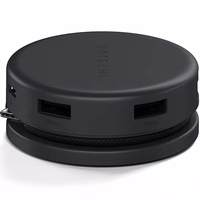 Adapteris HUB 7in1 USB C Satechi Multiport ST-POTG7C pusnakts melns