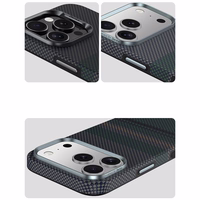 Benks magnētiskais Armor Pro Aurora Kevlar 600D viedtālruņa apvalks (C069) Iphone 17 Pro (ar kameras vadības pogu)