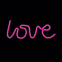Neon LED Light LOVE rozā Bat + USB FLNE05 Forever Light