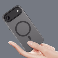 Magnētiskais abrazīvais viedtālruņa apvalks iPhone 17 Air, saderīgs ar MagSafe - matēts melns