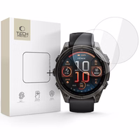 Tech-Protect Glass Fit+ 2-pack rūdītais stikls Garmin Fenix 8 47mm - caurspīdīgs