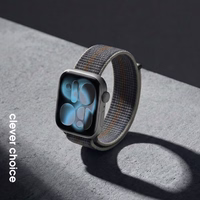 Crong Nylon - Sport Band for Apple Watch 44/45/46/49 mm (Midnight Run)