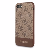 Guess 4G Stripe Collection viedtālruņa apvalks iPhone 7 / 8 / SE 2020 / SE 2022 - Brūns