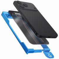 Uniq Optix Exofit Privātuma rūdītais aizsargstikls iPhone 17 Pro ar uzlikšanas rīku