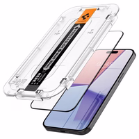 Spigen Glas.tR EZ Fit FC rūdītais stikls iPhone 15 Pro - melns 2 gab.