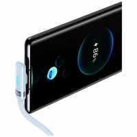 Kabelis USAMS US-SJ653 PD 100W USB-C/USB-C 1.2m balts