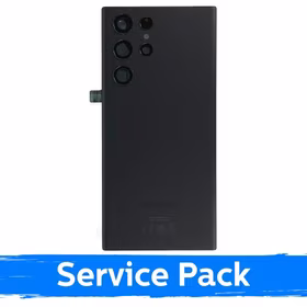 Aizmugurējais vāks saderīgs ar Samsung S908 S22 Ultra / Phantom Black / (Service Pack)