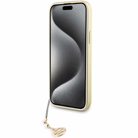 Guess 4G Charms Collection Viedtālruņa apvalks iPhone 15 Pro Max - pelēks