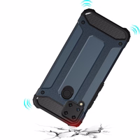 Hybrid Armor viedtālruņa apvalks Realme 10 5G / Realme 9i 5G bruņu hibrīda apvalks melns