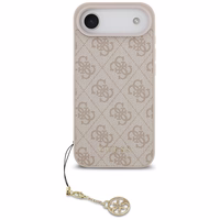 Guess 4G Charms Collection Magnētiskais viedtālruņa apvalks iPhone Air - rozā