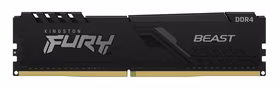Kingston Technology FURY Beast 8GB 3200MT/s DDR4 CL16 DIMM melns