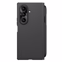Nillkin Super Frosted Shield Fold viedtālruņa apvalks priekš Samsung Galaxy Z Fold 7 ar S Pen Space - melns