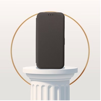 FOLIO Side Magnet viedtālruņa apvalks (m) saderīgs ar S-PEN SAMSUNG S24 ULTRA - brūns