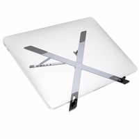 Salokāms klēpjdatora statīvs Hoco HD9 metāliski pelēks