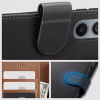Tech-Protect Wallet viedtālruņa apvalks Xiaomi Redmi 12C - melns