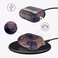 Tech-Protect Lamano macins priekš AirPods Pro 1 / 2 - bruns-violets