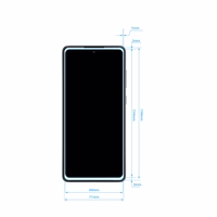 Crong 7D Nano elastīgs Glass – Unbreakable 9H hybrid glass the entire Samsung Galaxy A72 screen