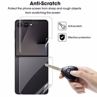 Ekrāna aizsargs "Flexible Clear HD" komplekts 2in1 priekš Samsung F721 Z Flip4 (Bulk)