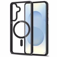 Tech-Protect Magmat MagSafe Maciņš for Samsung Galaxy S26 - caurspīdīgs melns