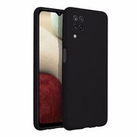 Silikona viedtālruņa apvalks SAMSUNG A12 melns