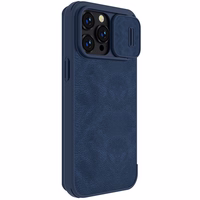 Nillkin Qin Pro ādas futrālis Apple iPhone 14 Pro Max blue