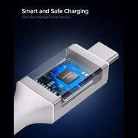 Spigen Essential EB24015CC USB-C / USB-C 240W kabelis 150 cm - Balts