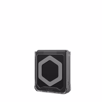 UAG Plyo Pro viedtālruņa apvalks ar magnētisko moduli Samsung Galaxy Flip 5 – caurspīdīgs pelēks