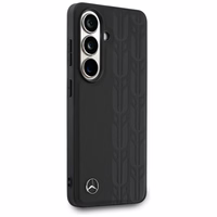 Mercedes Laurel Leaves MagSafe Maciņš for Samsung Galaxy S26 - melns