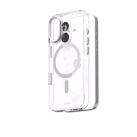 Moshi iGlaze MagSafe - maciņš iPhone 17 (Luna sudrabs)