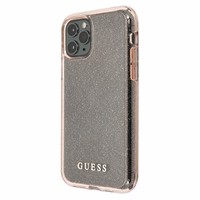 Guess GUHCN58PCGLPI iPhone 11 Pro rozā kietais apvalks Glitter