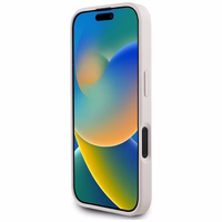 Guess 4G Circle Classic Logo MagSafe iPhone 16 apvalks - rozā