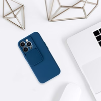 Camshield Soft viedtālruņa apvalks Iphone 13 Pro Max Tumši zila