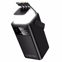 Ārējā baterija Power Bank Borofone BJ65B 22.5W 80000mAh melns