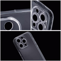 Caurspīdīgs 1,5 mm GRID viedtālruņa apvalks IPHONE 15 Plus