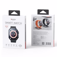 YESIDO IO24 SMARTWATCH BT5.0+NFC 200mAh IPX4 ( WITH 2 STRAPS) melns
