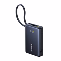 Powerbank Baseus PicoGo Digital Display 10000mAh 45W (melns)