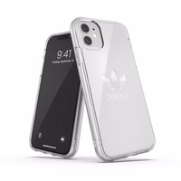 Adidas OR PC viedtālruņa apvalks Big Logo iPhone 11 - caurspīdīgs