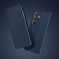 Dux Ducis Skin Pro apvalks Samsung Galaxy A55 5G - ar flip funkciju un kartes nodalījumu - zils