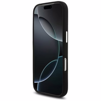 AMG silikona Oversize Rhombs MagSafe apvalks iPhone 17 Pro - melns