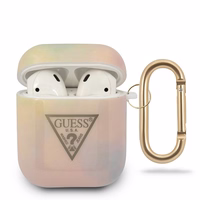 Guess GUACA2TPUMCGG01 AirPods 1/2 maciņš rozā Tie & Dye Collection